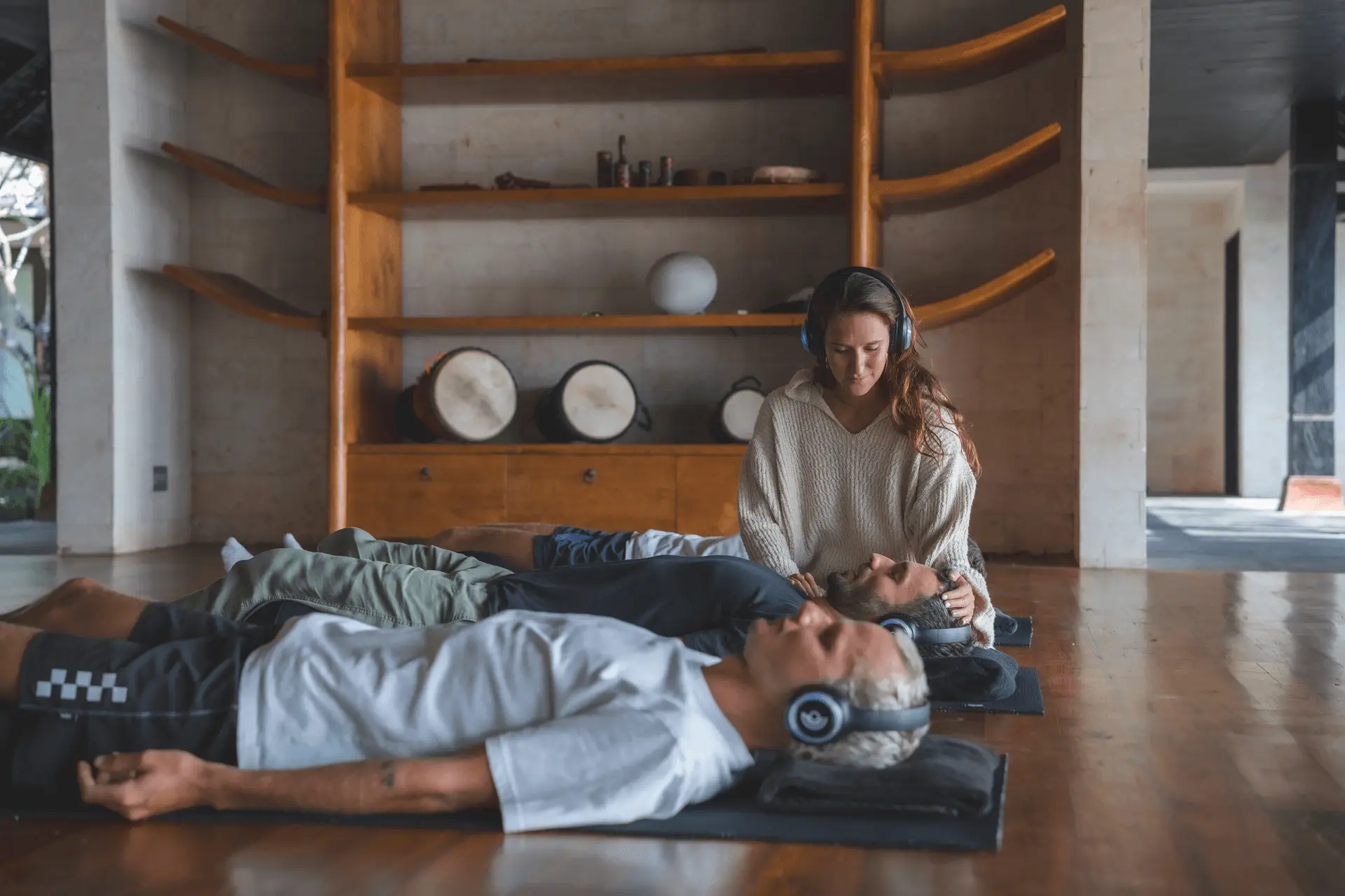 Begleitete 9D Breathwork Session in ruhiger Atmosphäre